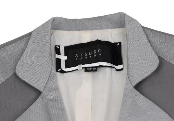 ATSURO TAYAMA Inside-Out Design Jacket Gray Size 36