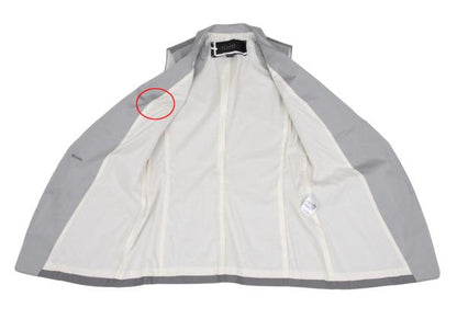 ATSURO TAYAMA Inside-Out Design Jacket Gray Size 36
