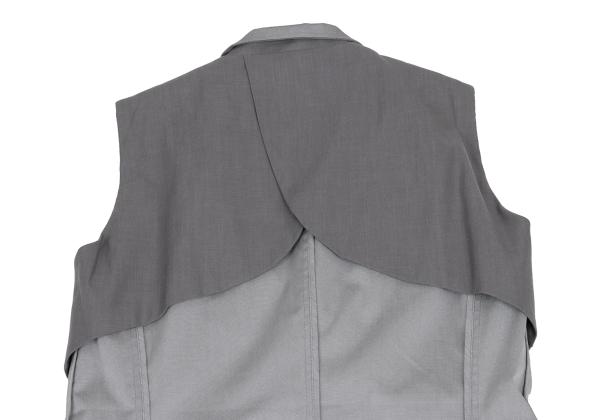 ATSURO TAYAMA Inside-Out Design Jacket Gray Size 36