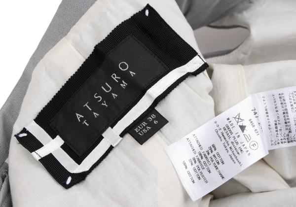 ATSURO TAYAMA Inside-Out Design Jacket Gray Size 36