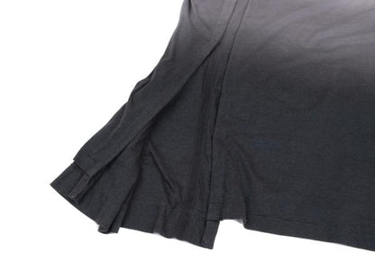 Yohji Yamamoto POUR HOMME Dip Dye Tuck Grey Black T-Shirt Size 3