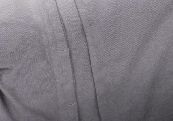 Yohji Yamamoto POUR HOMME Dip Dye Tuck Grey Black T-Shirt Size 3