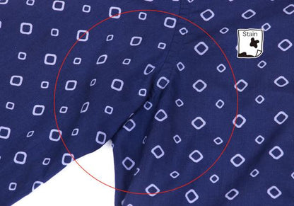 COMME des GARCONS Poly Garment-Dyed Shirt Blue Size S