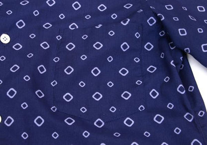 COMME des GARCONS Poly Garment-Dyed Shirt Blue Size S