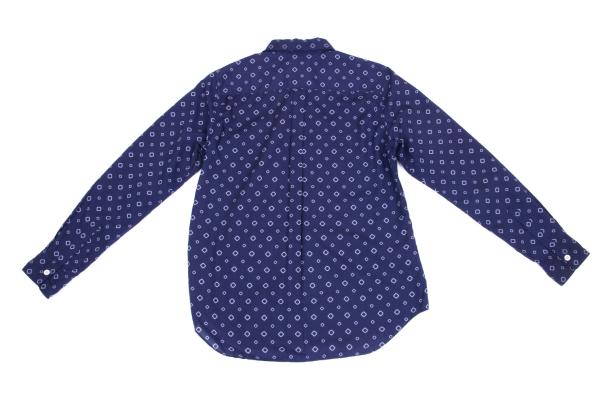 COMME des GARCONS Poly Garment-Dyed Shirt Blue Size S