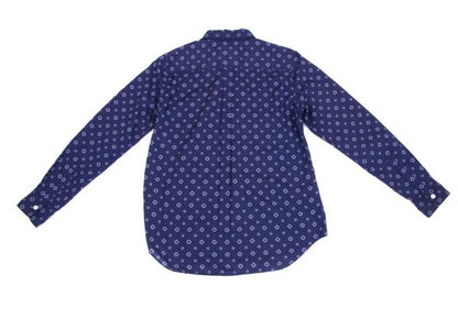 COMME des GARCONS Poly Garment-Dyed Shirt Blue Size S