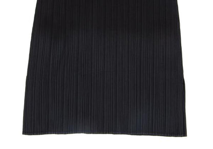 PLEATS PLEASE Pleated Sleeveless Tunic Black Blouse Size 3