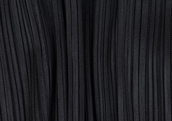 PLEATS PLEASE Pleated Sleeveless Tunic Black Blouse Size 3