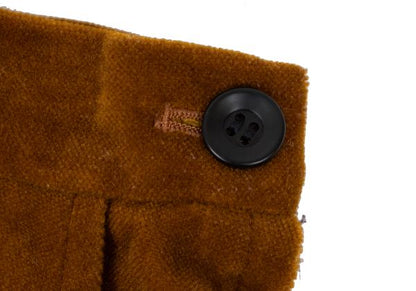 Y's Wool Brushed A-Line Midi Skirt Brown Size S