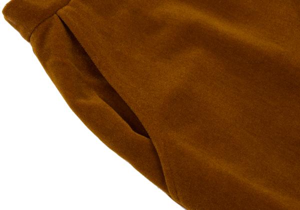 Y's Wool Brushed A-Line Midi Skirt Brown Size S