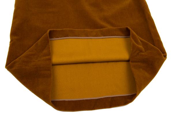 Y's Wool Brushed A-Line Midi Skirt Brown Size S