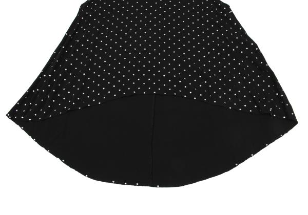 LIMI feu Rayon Dot Foil Print Sleeveless Blouse Black Size S