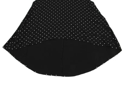 LIMI feu Rayon Dot Foil Print Sleeveless Blouse Black Size S