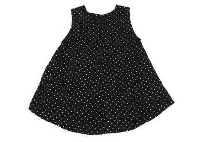 LIMI feu Rayon Dot Foil Print Sleeveless Blouse Black Size S