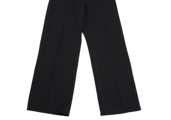 Y's Black Wool Gabardine Jumpsuit Size M