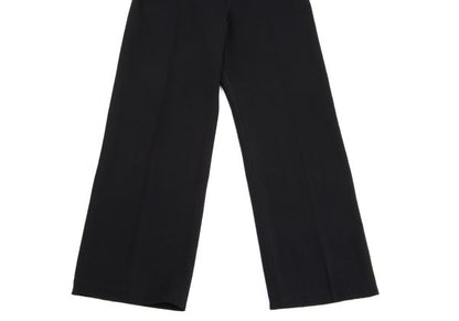Y's Black Wool Gabardine Jumpsuit Size M