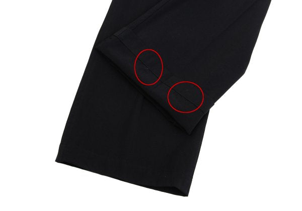 Y's Black Wool Gabardine Jumpsuit Size M