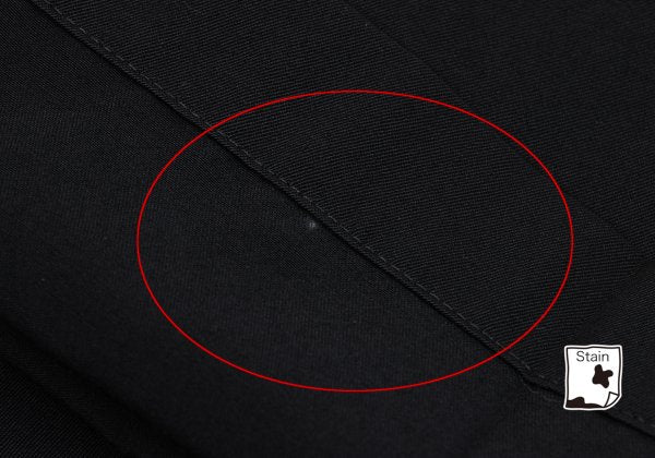 Y's Black Wool Gabardine Jumpsuit Size M