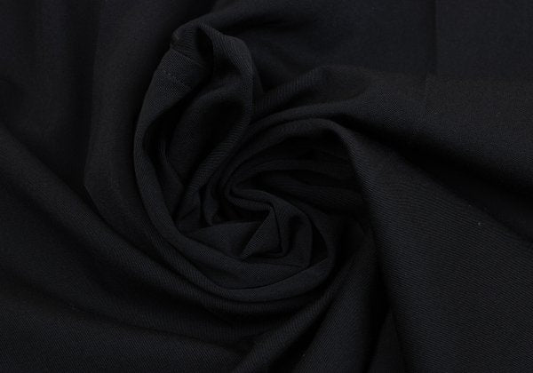 Y's Black Wool Gabardine Jumpsuit Size M