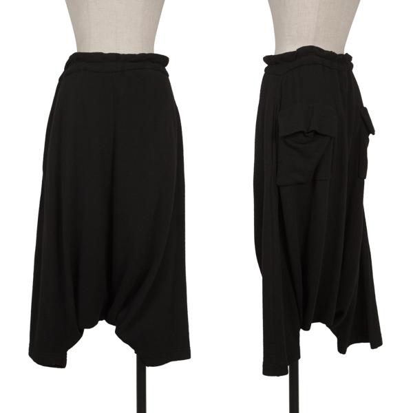 Y's Wool Blend Penguin Sarouel Pants Black Size 2