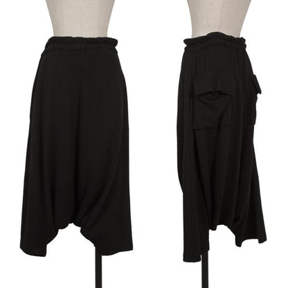 Y's Wool Blend Penguin Sarouel Pants Black Size 2