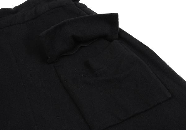 Y's Wool Blend Penguin Sarouel Pants Black Size 2