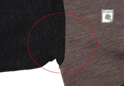COMME des GARCONS HOMME Gray Color Block Knit Size S