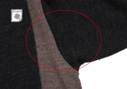 COMME des GARCONS HOMME Gray Color Block Knit Size S