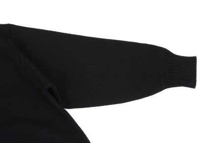 COMME des GARCONS HOMME Wool Blend Low Cardigan Black Size M