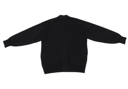 COMME des GARCONS HOMME Wool Blend Low Cardigan Black Size M