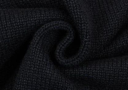 COMME des GARCONS HOMME Wool Blend Low Cardigan Black Size M