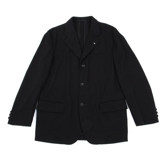 COMME des GARCONS HOMME Wool Gabardine Jacket Black Size S