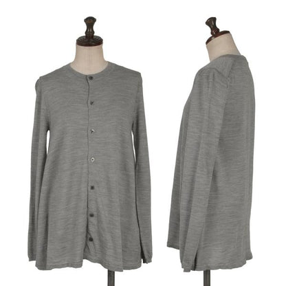 COMME des GARCONS Wool Crew Neck Knit Cardigan Size XS