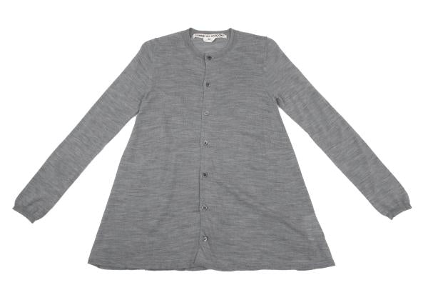 COMME des GARCONS Wool Crew Neck Knit Cardigan Size XS
