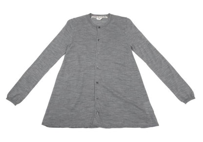 COMME des GARCONS Wool Crew Neck Knit Cardigan Size XS