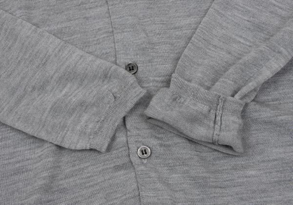 COMME des GARCONS Wool Crew Neck Knit Cardigan Size XS