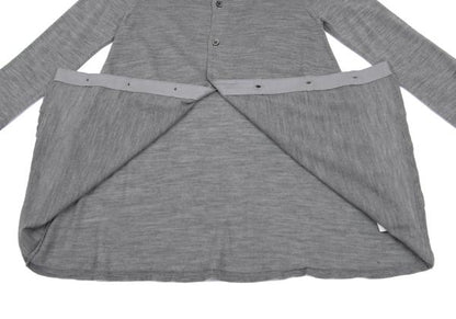 COMME des GARCONS Wool Crew Neck Knit Cardigan Size XS