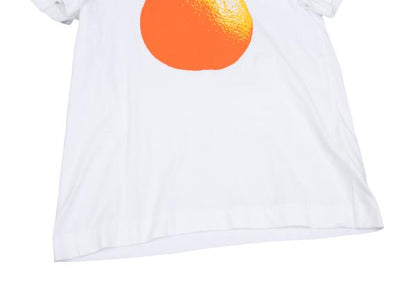 tricot COMME des GARCONS Orange Print T-Shirt White Size S
