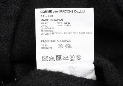 COMME des GARCONS Brushed Wool 3-Button Jacket Size S