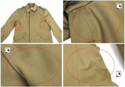 ARMANI COLLEZIONI Balmacaan Zip Coat Beige Size 50
