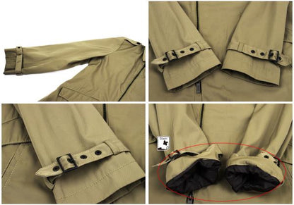 ARMANI COLLEZIONI Balmacaan Zip Coat Beige Size 50