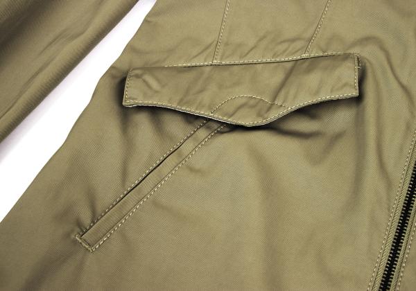 ARMANI COLLEZIONI Balmacaan Zip Coat Beige Size 50