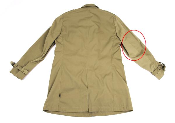 ARMANI COLLEZIONI Balmacaan Zip Coat Beige Size 50