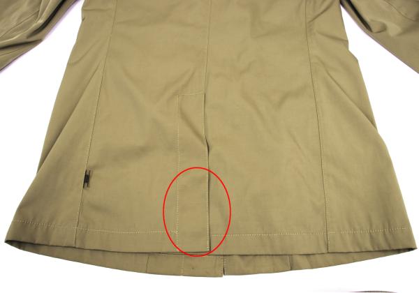 ARMANI COLLEZIONI Balmacaan Zip Coat Beige Size 50