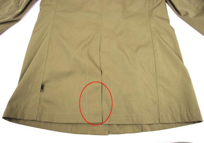 ARMANI COLLEZIONI Balmacaan Zip Coat Beige Size 50