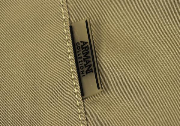 ARMANI COLLEZIONI Balmacaan Zip Coat Beige Size 50