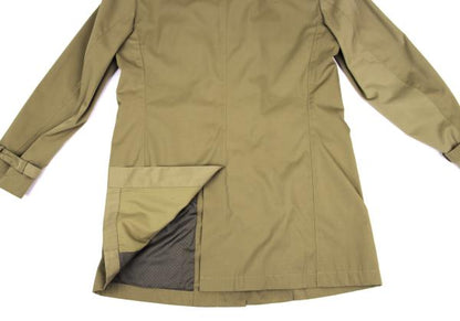 ARMANI COLLEZIONI Balmacaan Zip Coat Beige Size 50