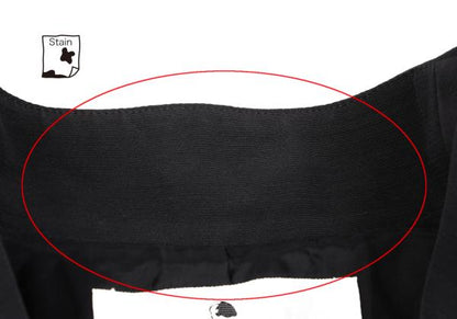HIROKO KOSHINO pret a porter Wool Blend Coat Black Size 9
