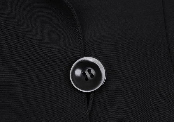 HIROKO KOSHINO pret a porter Wool Blend Coat Black Size 9