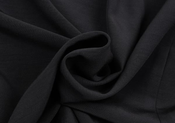 HIROKO KOSHINO pret a porter Wool Blend Coat Black Size 9